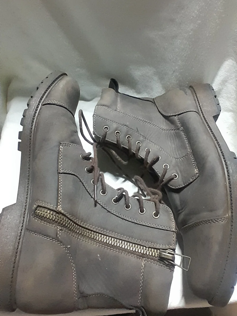 Dockers. Men's Brown Lace-Up Leather Boots